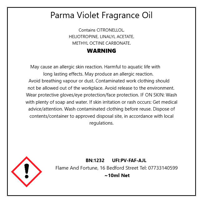 CLP (Classification, Labelling and Packaging) Label identifier